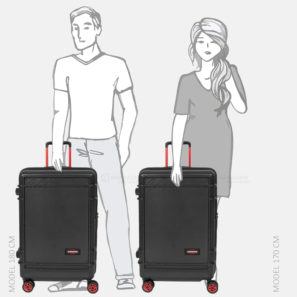 Eastpak Resist'R zip reiskoffer L black bij Duifhuizen