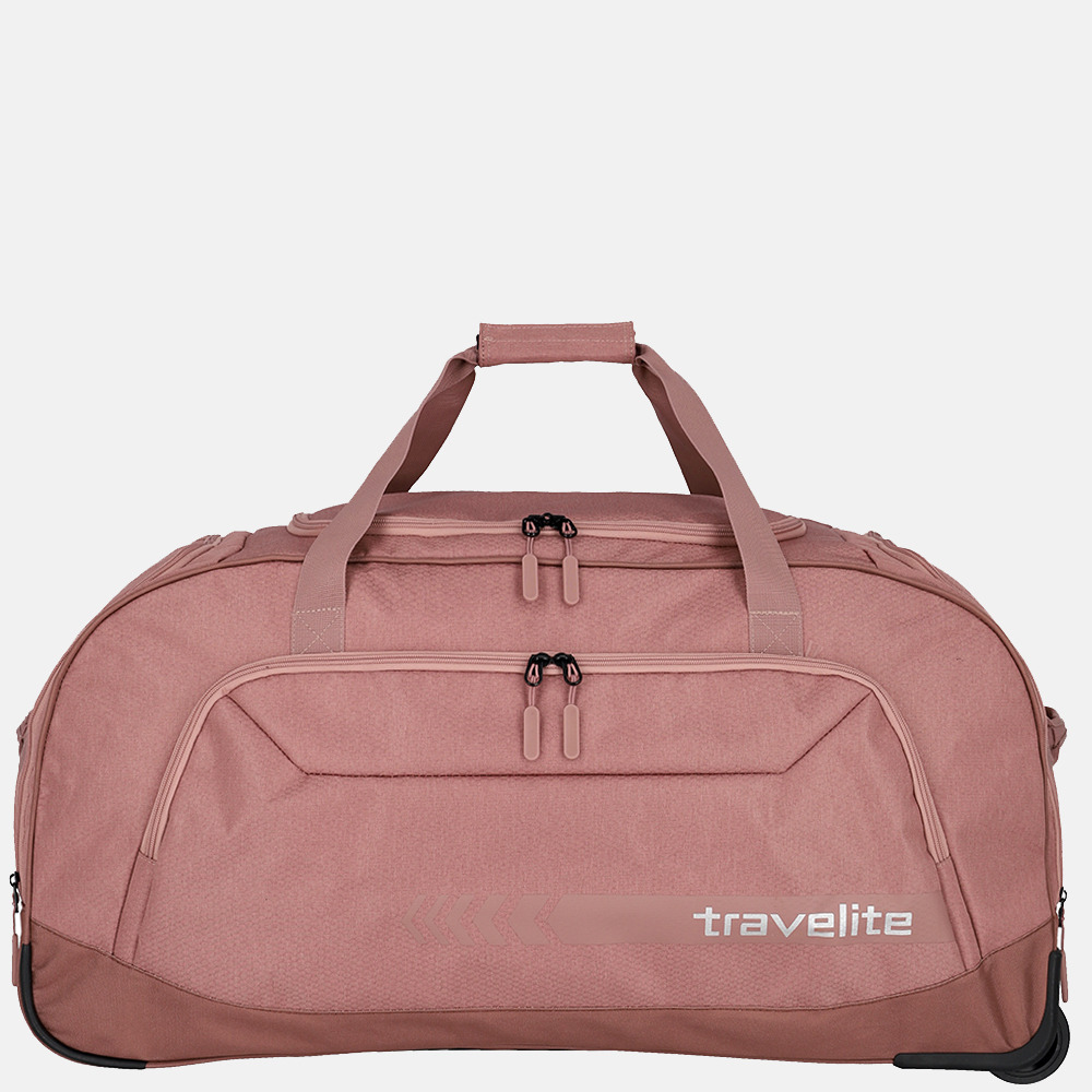 Travelite Kick Off Duffle wieltas XL rose bij Duifhuizen