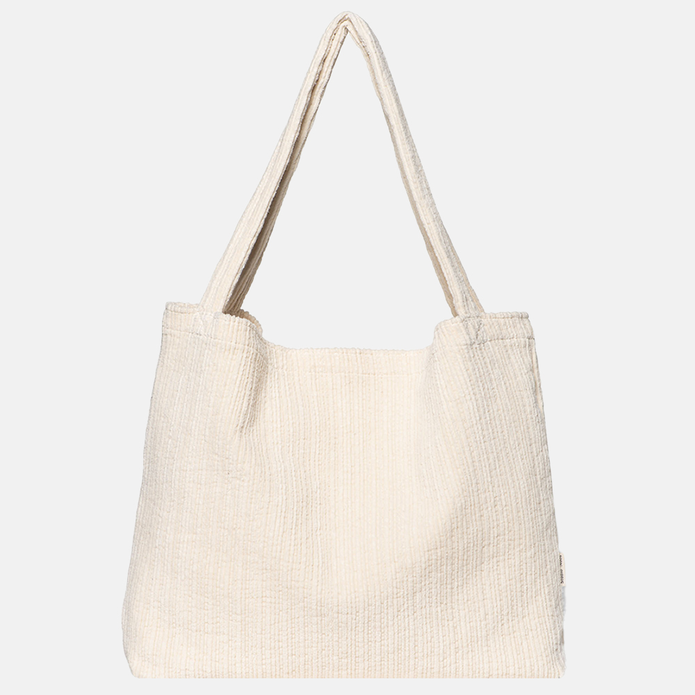 Studio Noos Washed Rib Mom-Bag shopper off white