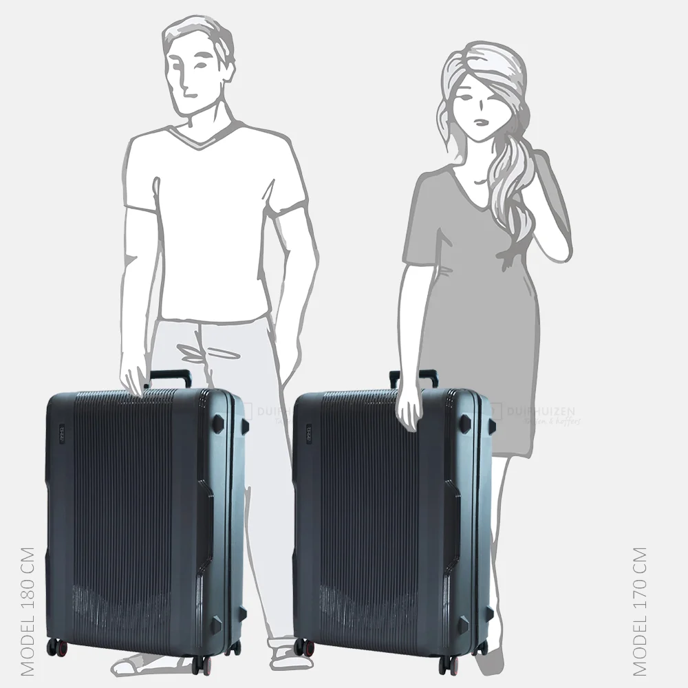 Jump Maxlock reiskoffer 77 cm anthracite bij Duifhuizen