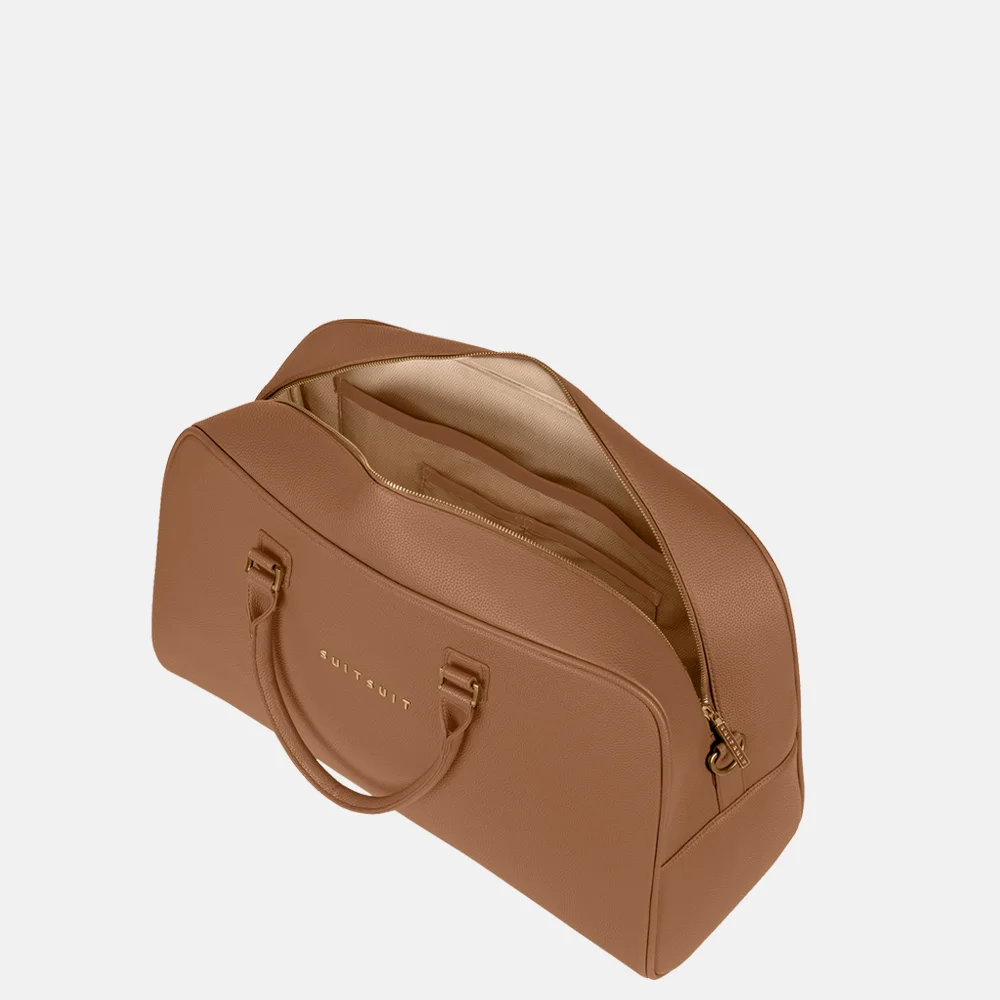 SUITSUIT Fab Seventies weekendtas caramel bij Duifhuizen