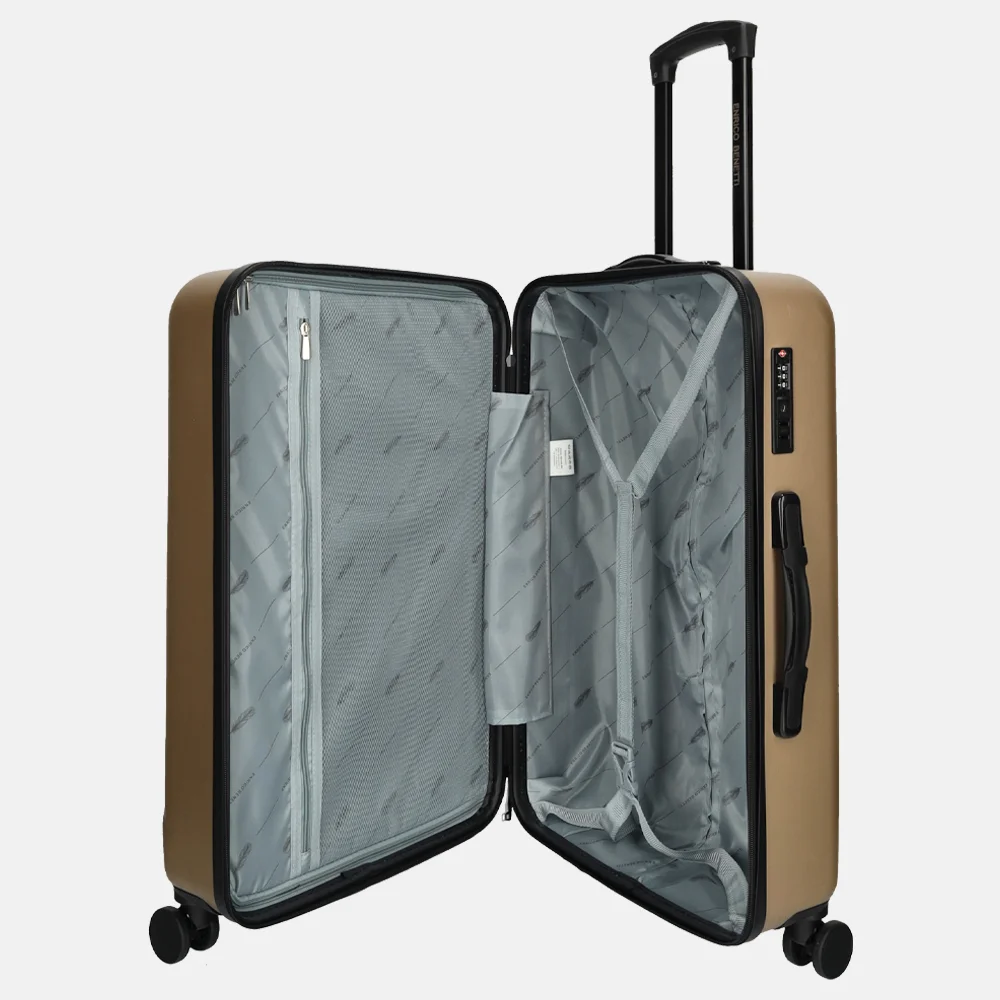 Enrico Benetti Edmonton reiskoffer 65 cm champagne bij Duifhuizen