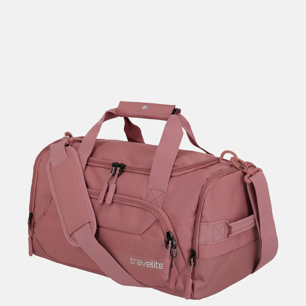 Travelite Duffle Kick Off reistas M rose bij Duifhuizen