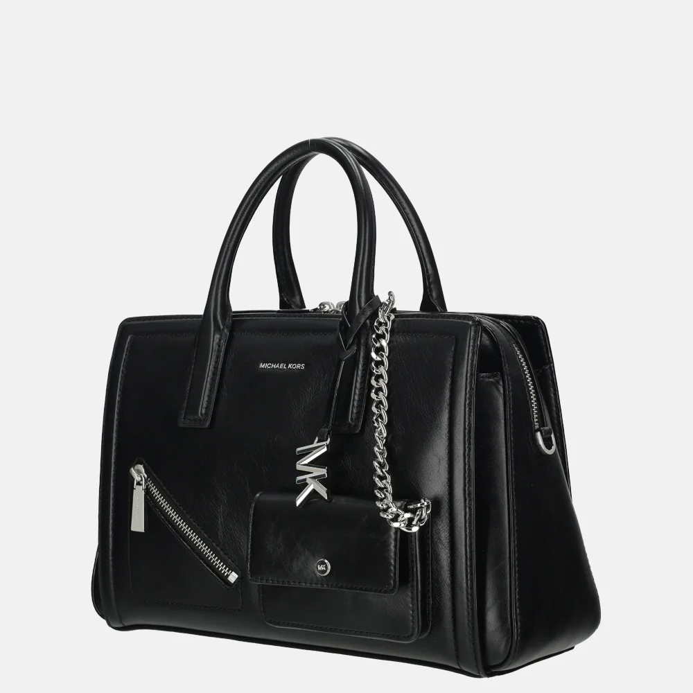 Michael Kors handtas satchel M black bij Duifhuizen