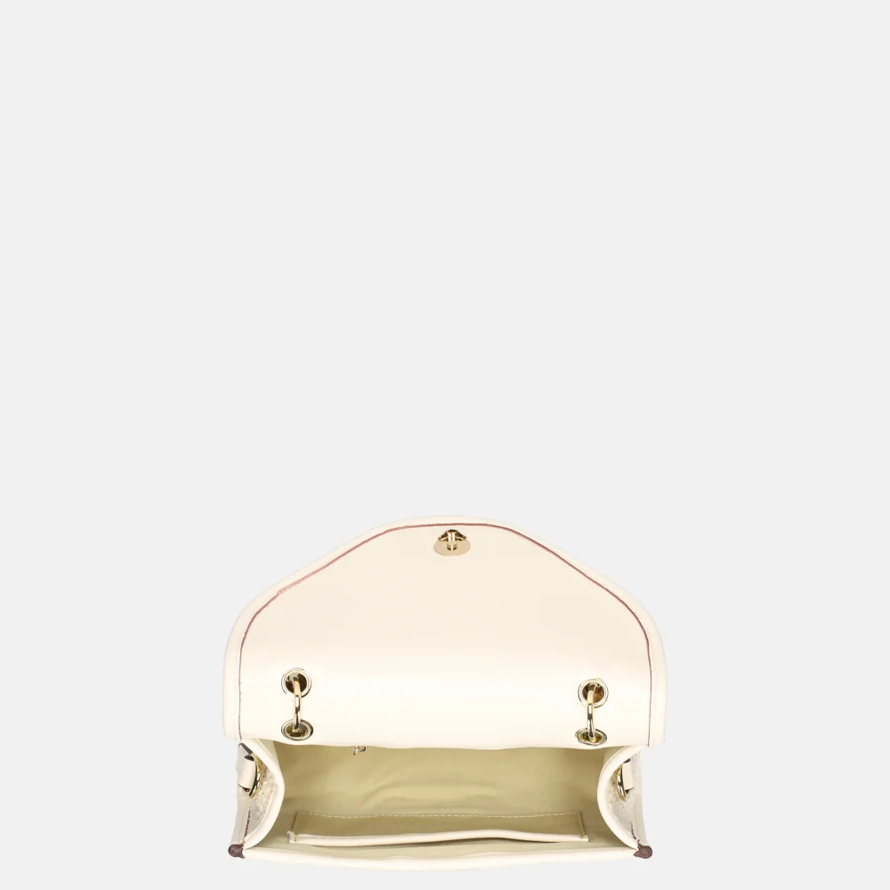 Laurent David Bamboo handtas S off white bij Duifhuizen