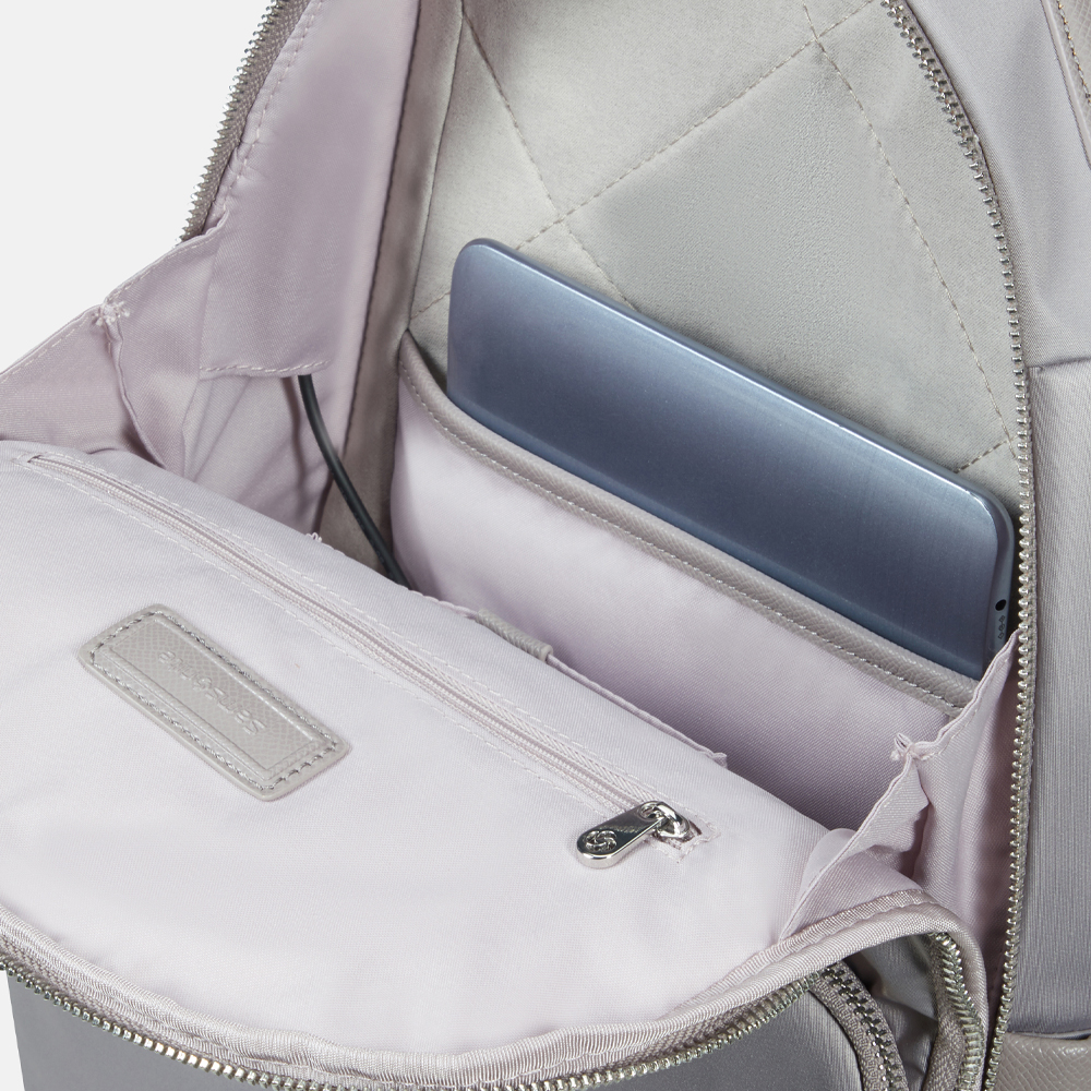 Samsonite Karissa Biz 2.0 rugzak 14.1 inch lilac grey bij Duifhuizen