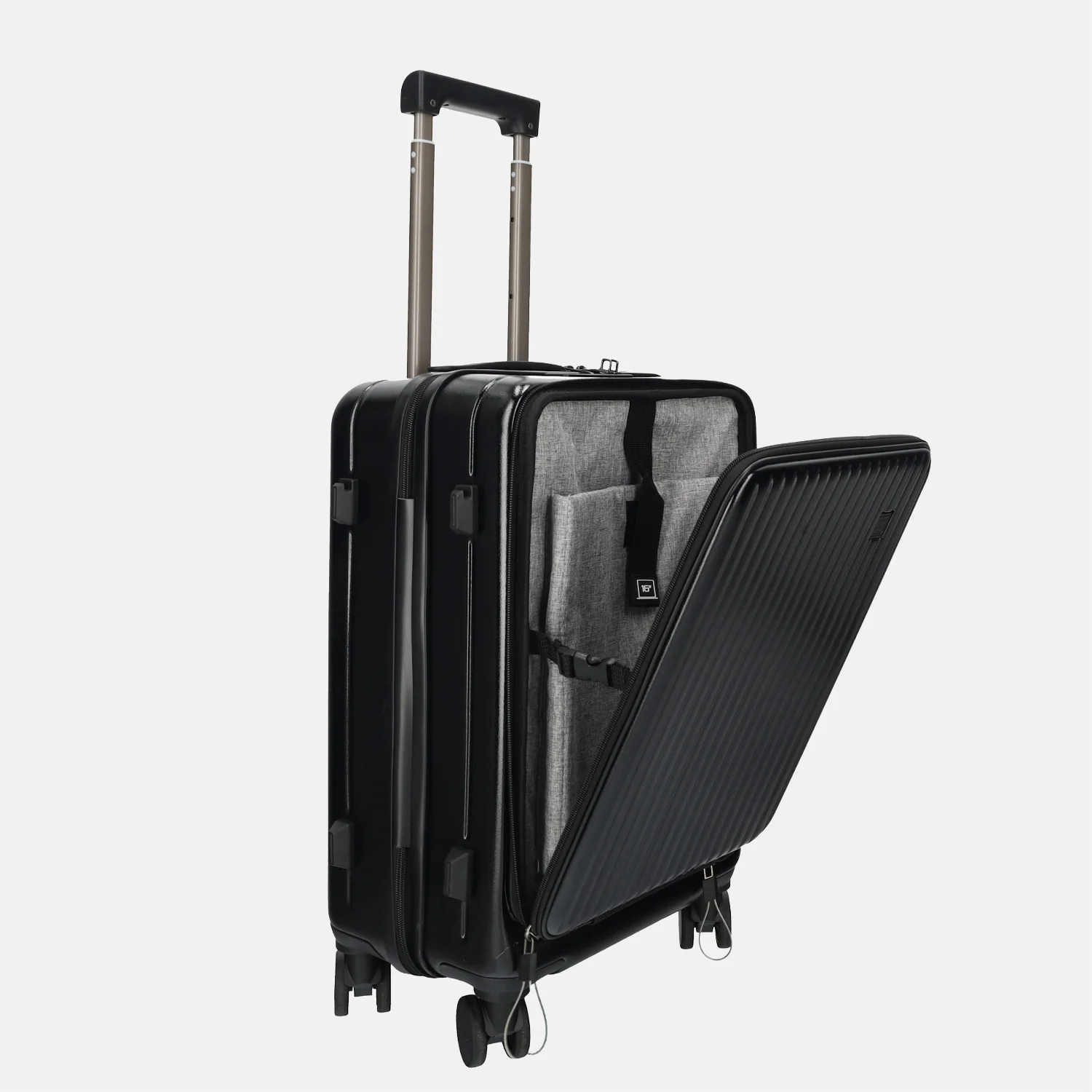 Enrico Benetti Romero 3-delig kofferset 74 cm black bij Duifhuizen