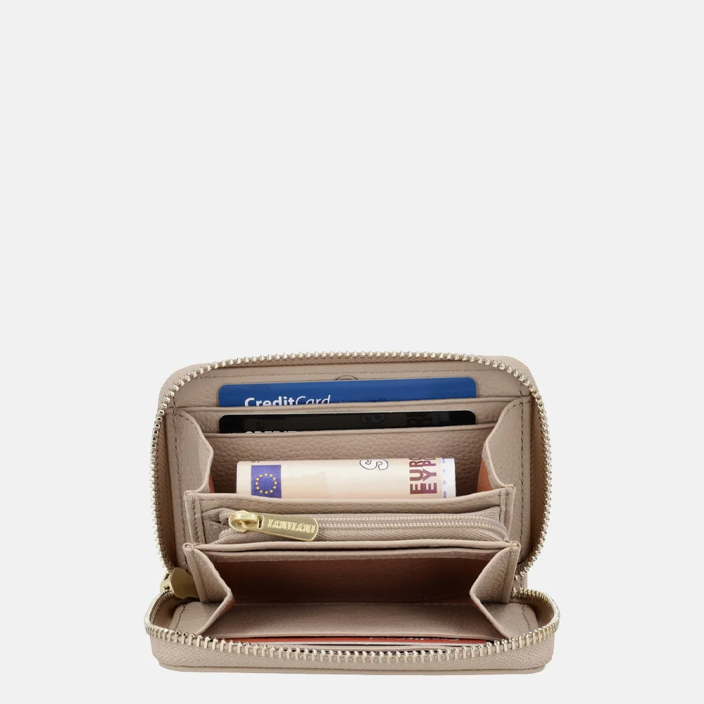 Loulou Essentiels Emilie portemonnee cashmere bij Duifhuizen