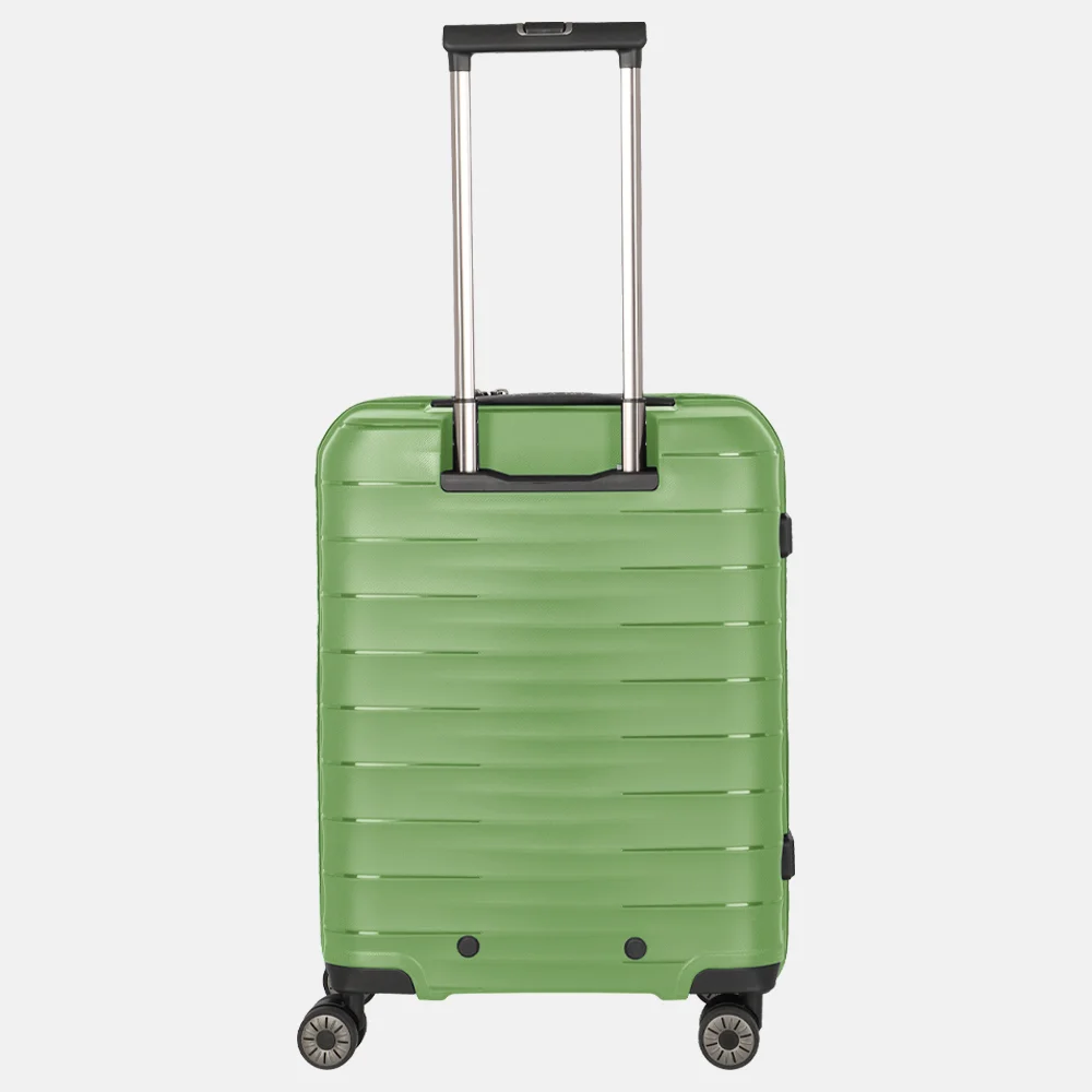 Travelite Mooby frontpocket handbagage koffer 55 cm green bij Duifhuizen