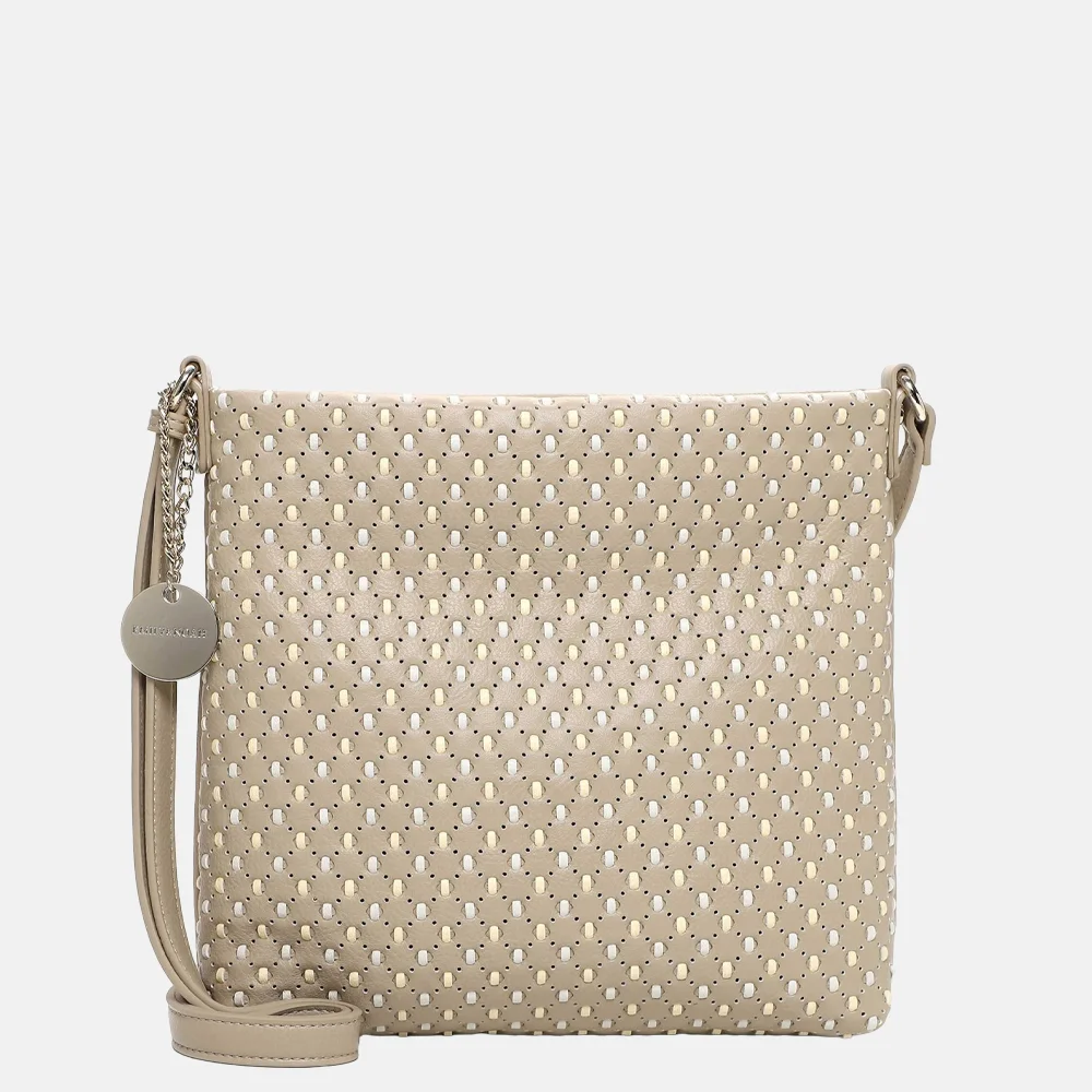 Emily & Noah Josefin crossbody tas light taupe