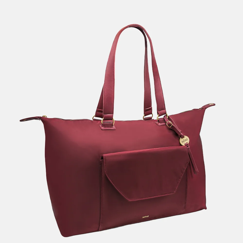 Mosz Sandy weekendtas aubergine bij Duifhuizen