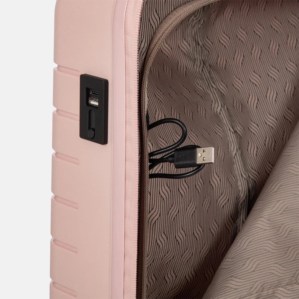 Bric's Ulisse Expandable handbagage koffer 55 cm pearl pink bij Duifhuizen