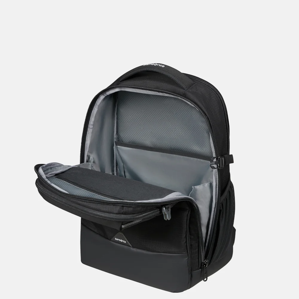 Samsonite Roadseeker laptoprugzak M 15 inch deep black bij Duifhuizen