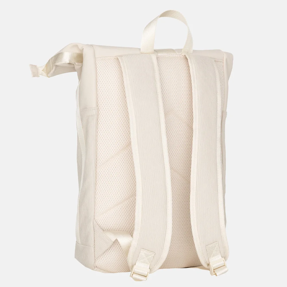 New Rebels New York rugzak rolltop 13 inch beige bij Duifhuizen