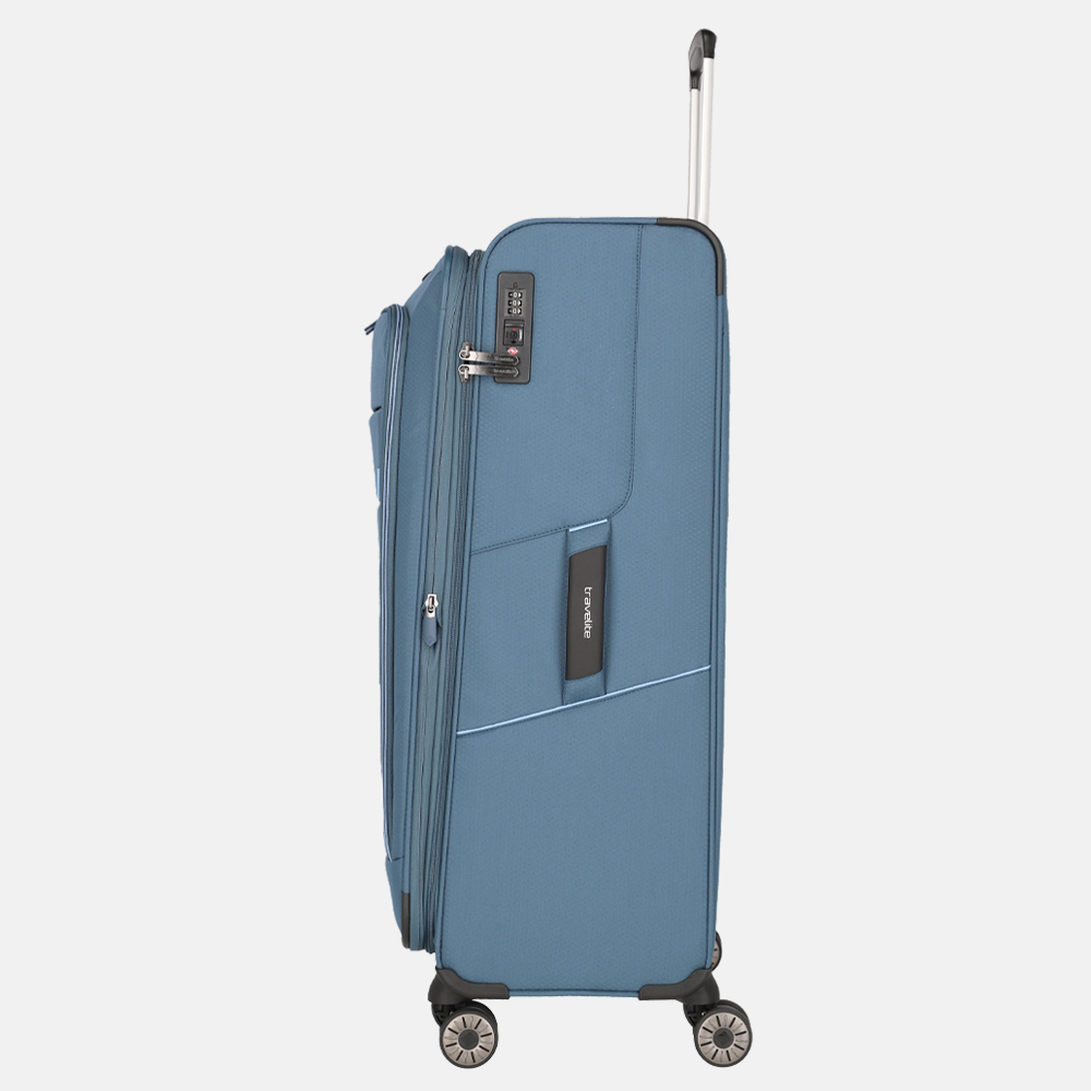 Travelite Skaii koffer 78 cm blue bij Duifhuizen