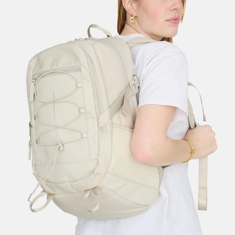 New Rebels Trontheim Herlock laptoprugzak 15.6 inch beige bij Duifhuizen