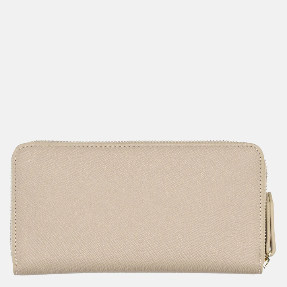 Valentino Bags Zero Re ritsportemonnee beige bij Duifhuizen