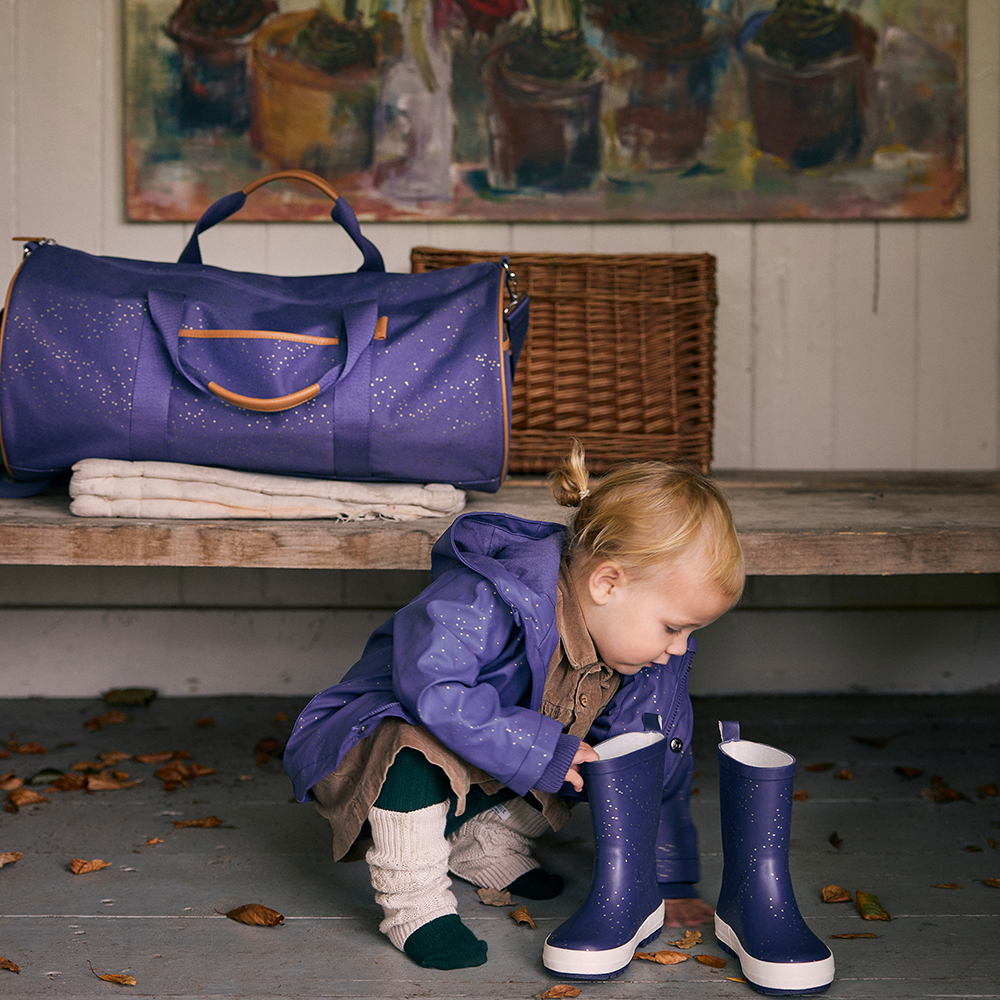 Fresk weekendtas indigo dots bij Duifhuizen