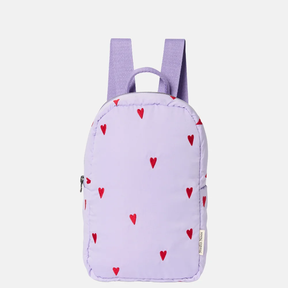 Studio Noos Puffy Mini backpack purple hearts