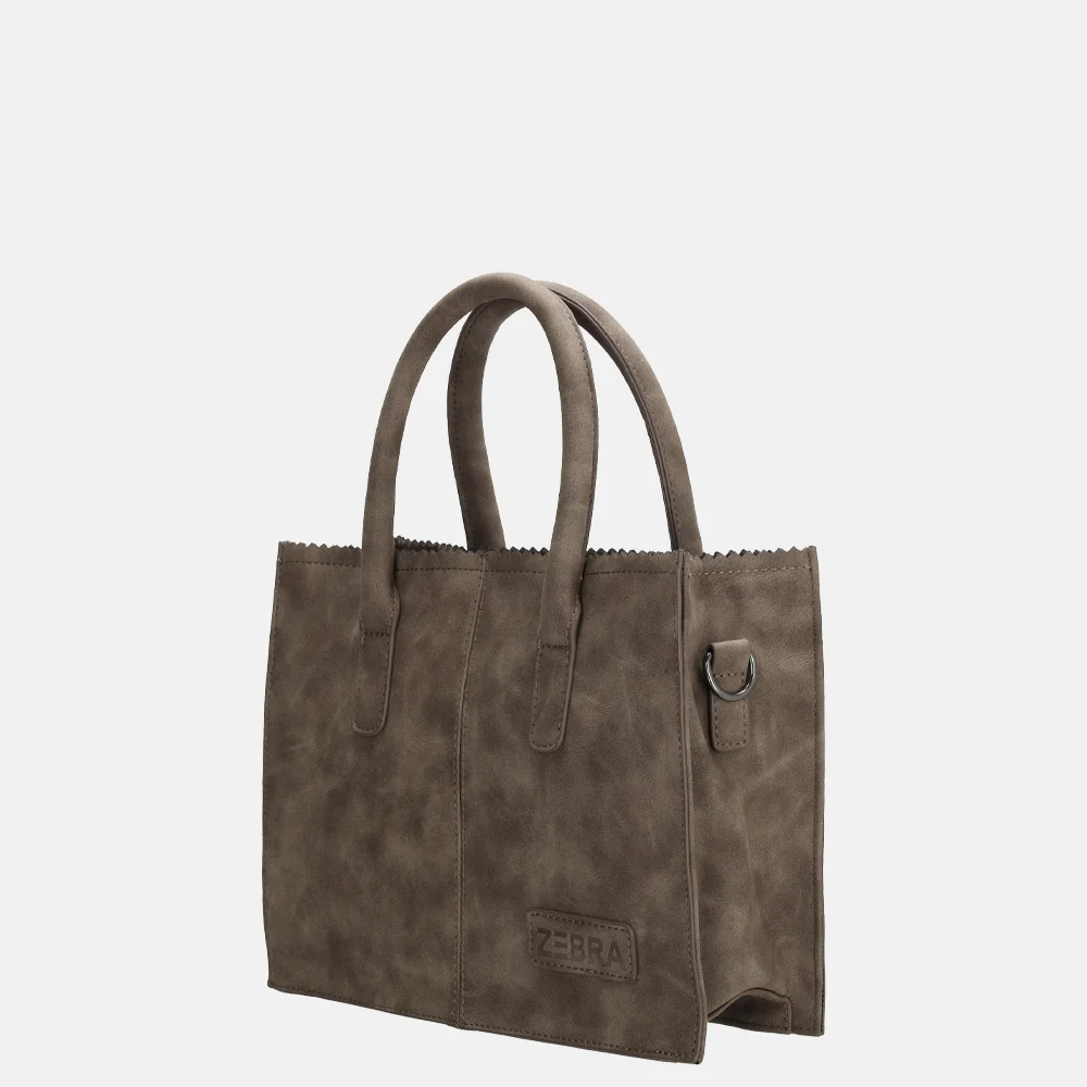 Zebra Trends Lisa handtas M donkerbruin bij Duifhuizen