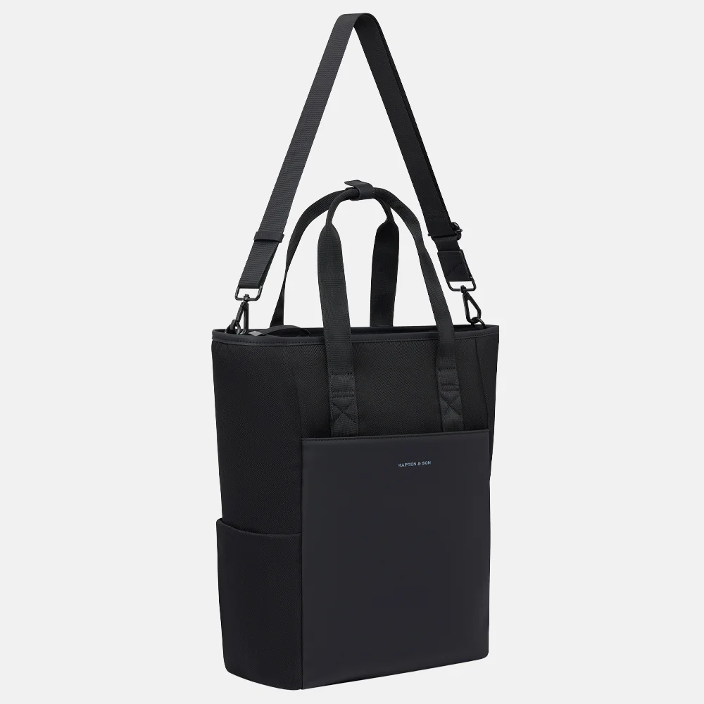 Kapten & Son Lindby Pro laptoprugzak all black bij Duifhuizen