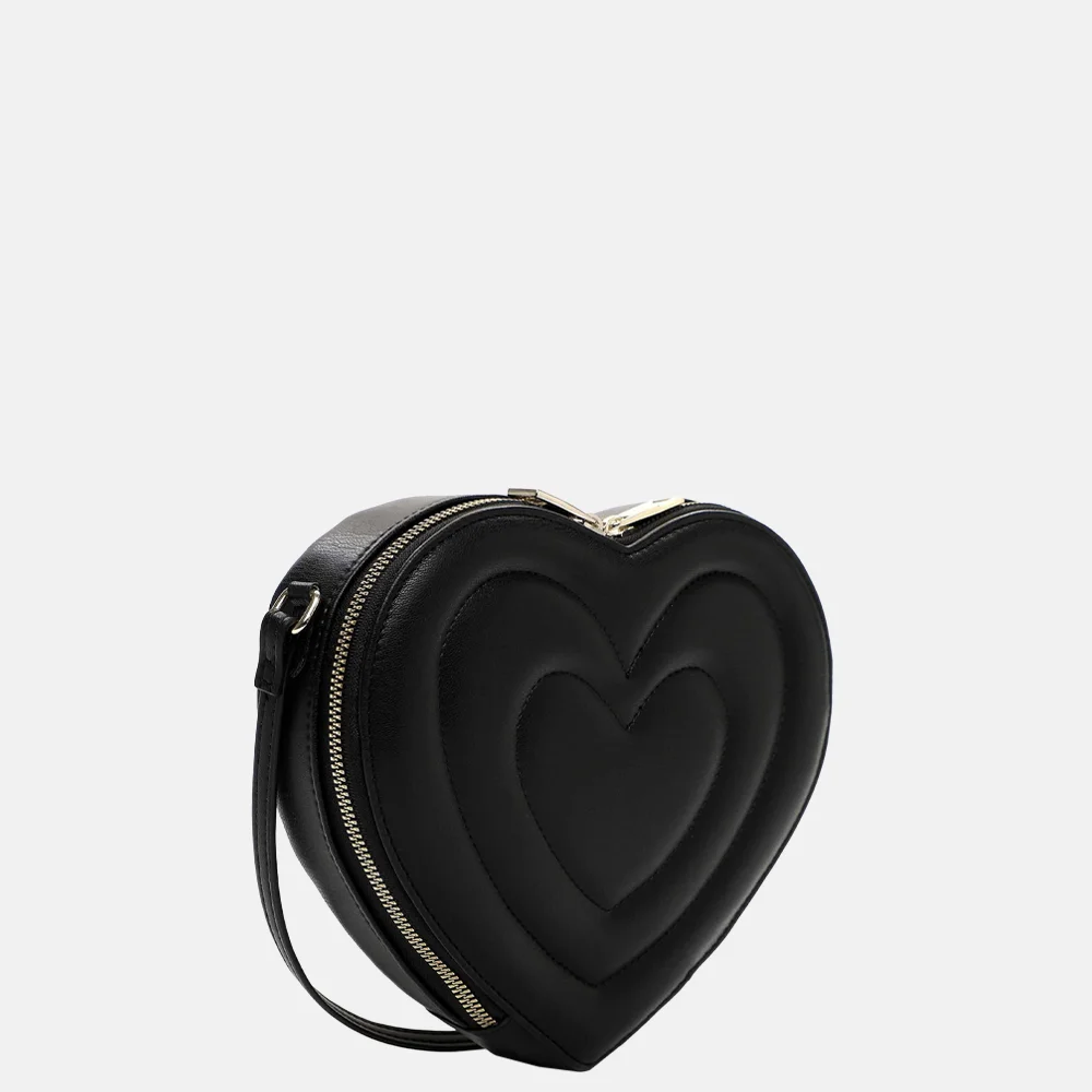 Emily & Noah Julia crossbody tas hart zwart bij Duifhuizen