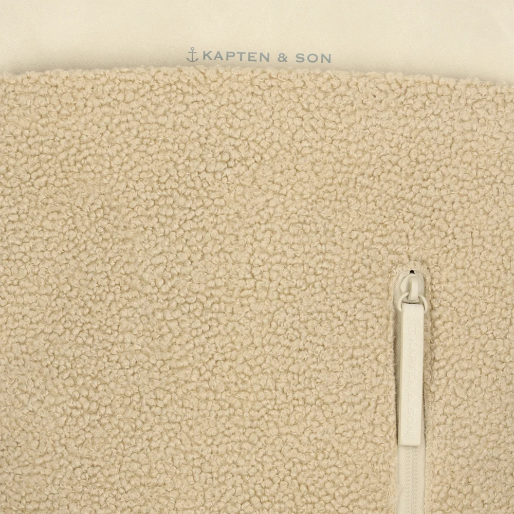 Kapten & Son Aarhus laptoprugzak teddy fleece bij Duifhuizen