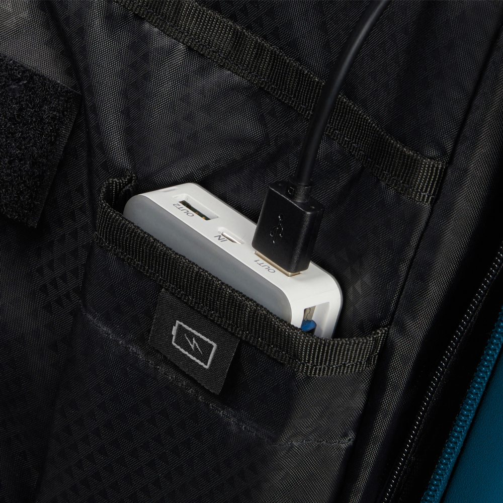 Samsonite StackD handbagage spinner 55 cm petrol bij Duifhuizen