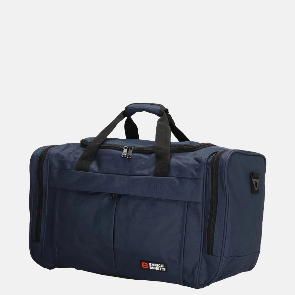 Enrico Benetti Amsterdam weekendtas blauw bij Duifhuizen