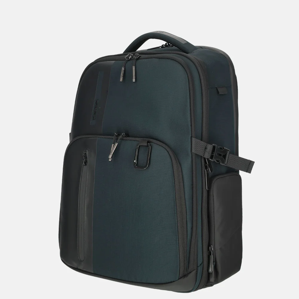 Samsonite Expandable Overnight Biz2go laptoprugzak 17.3 inch deep blue bij Duifhuizen