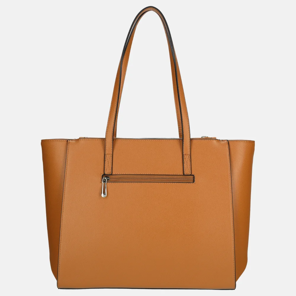 Flora & Co shopper camel bij Duifhuizen