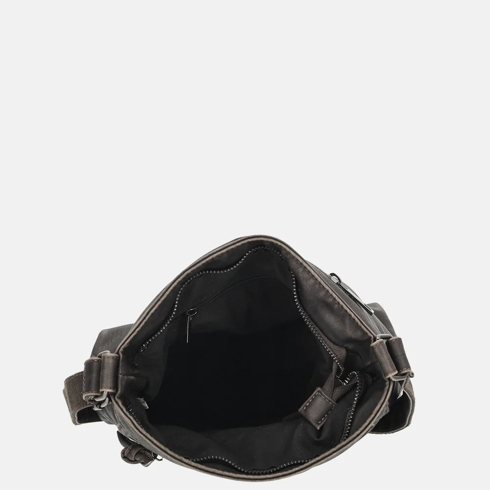 Enrico Benetti Harper crossbody tas donkerbruin bij Duifhuizen