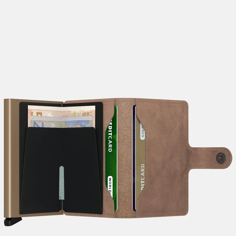 Secrid Miniwallet vintage taupe bij Duifhuizen