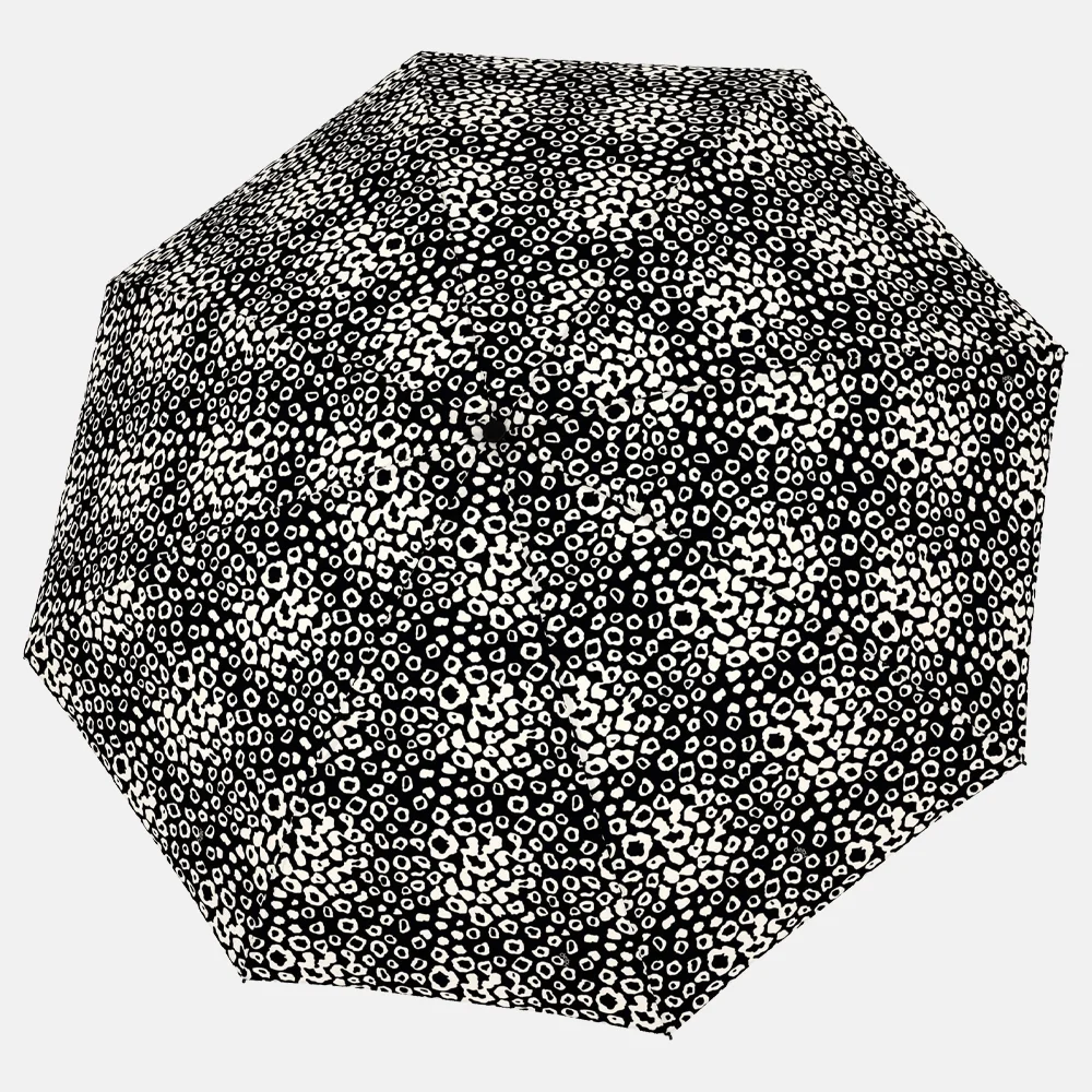 Doppler Derby automatic opvouwbaar paraplu loop black/white