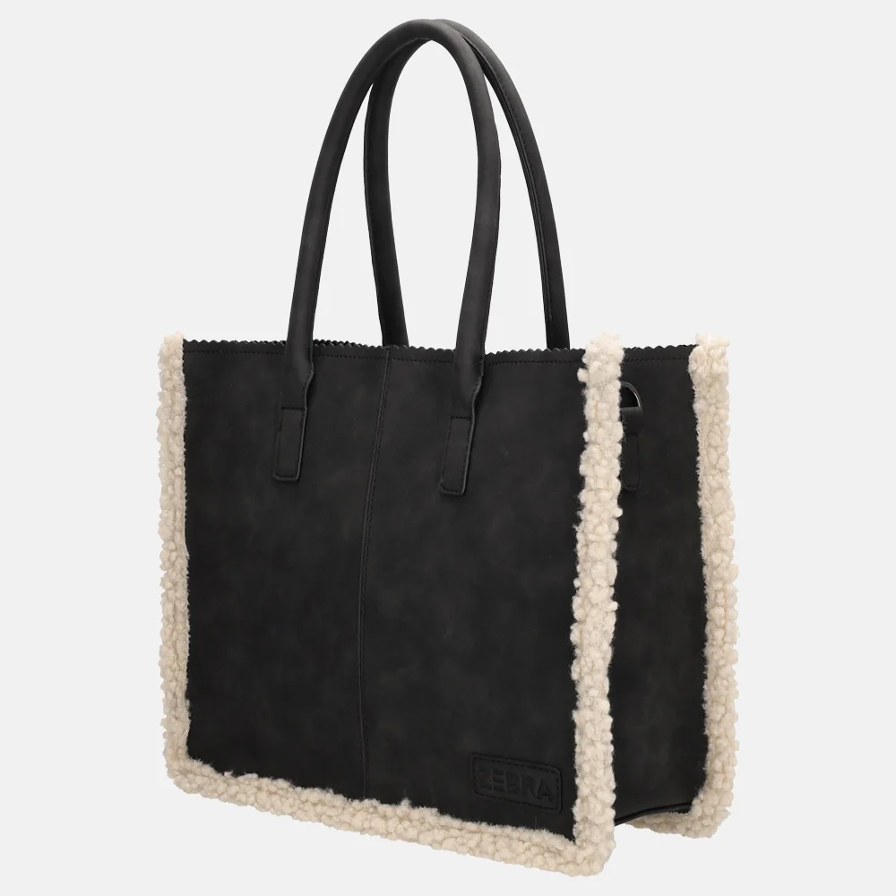 Zebra Trends Emmy shopper zwart bij Duifhuizen