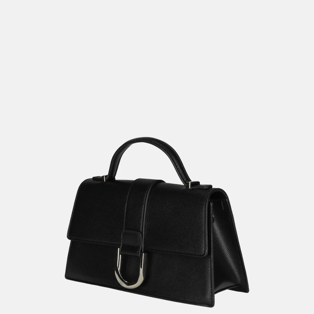 Flora & Co Saffiano crossbody tas black bij Duifhuizen