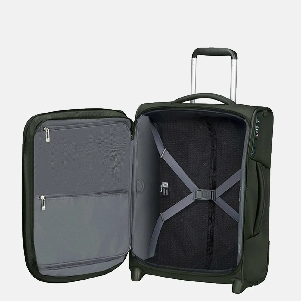 Samsonite Respark upright handbagage koffer 55 cm forest green bij Duifhuizen