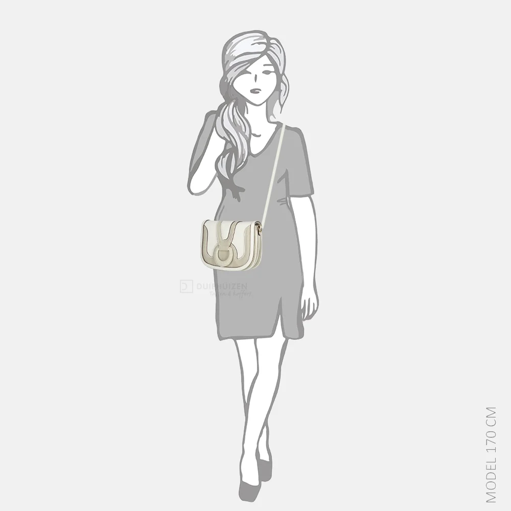 Laurent David crossbody tas white bij Duifhuizen