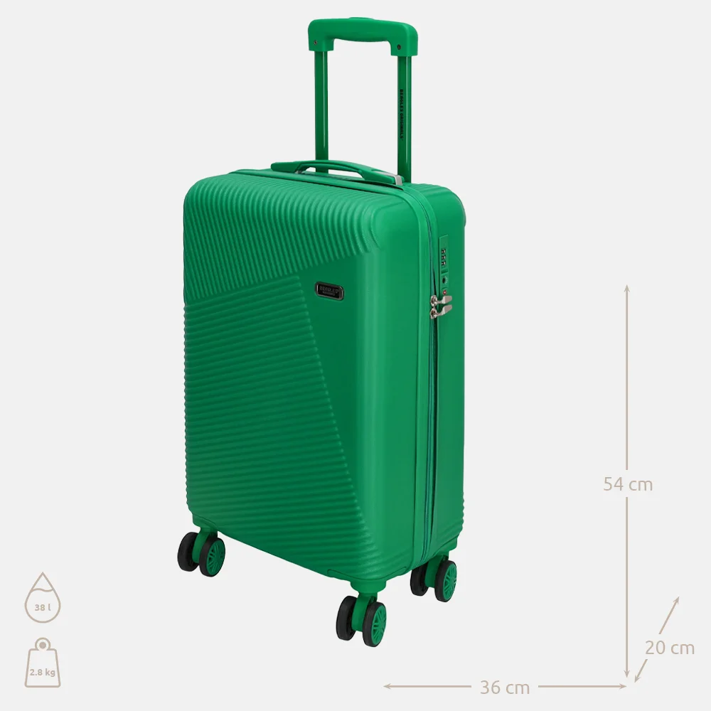 Beagles Originals spinner handbagage koffer 55 cm groen bij Duifhuizen