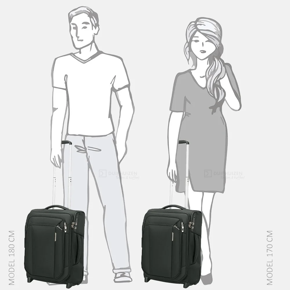 Samsonite Respark upright handbagage koffer 55 cm forest green bij Duifhuizen