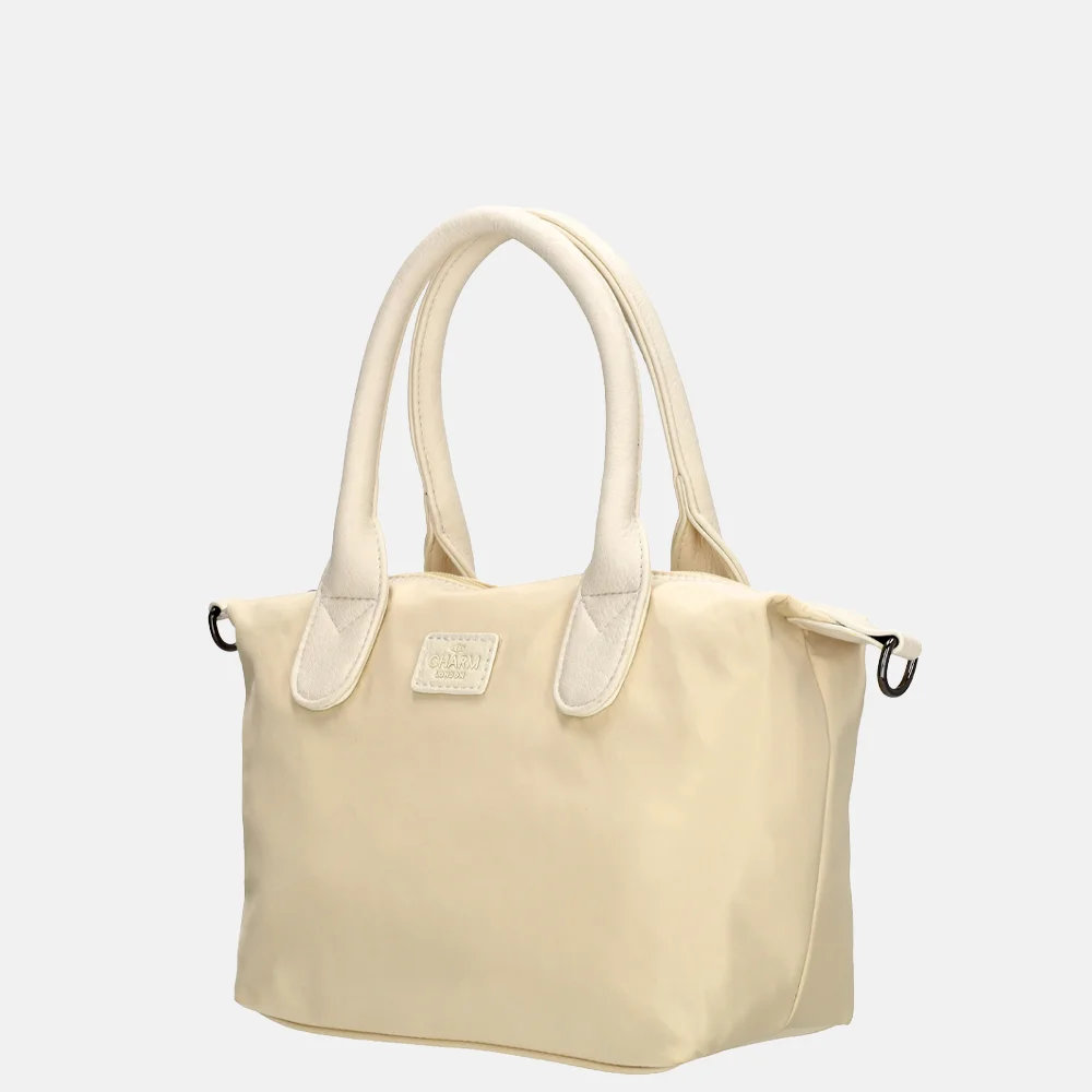 Charm London Buckingham Mono handtas creme bij Duifhuizen