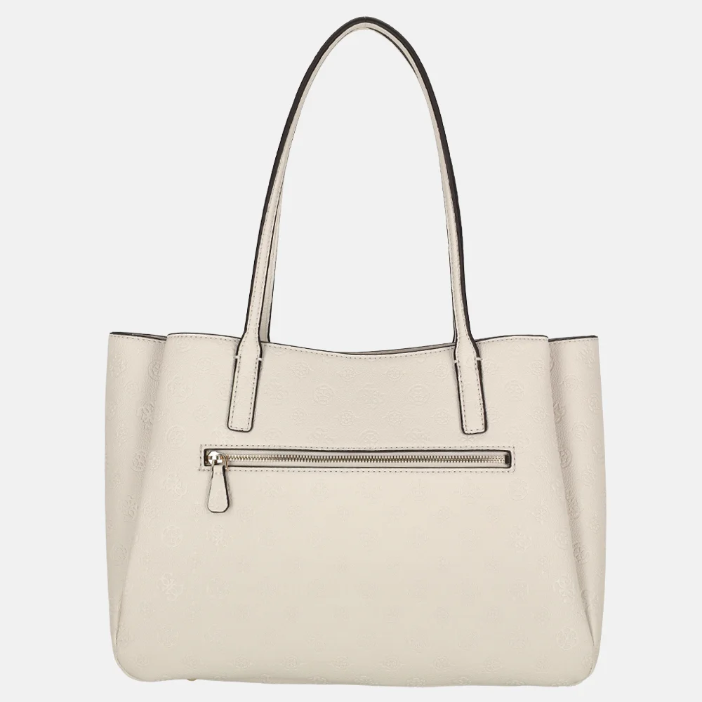 Guess Anise multi comp tote shopper stone logo bij Duifhuizen