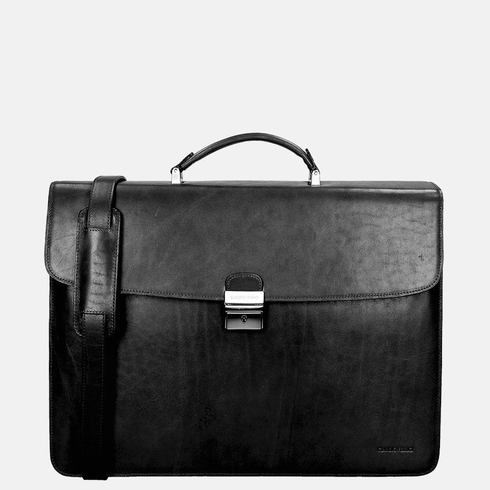Claudio Ferrici aktetas 15.6 inch black bij Duifhuizen