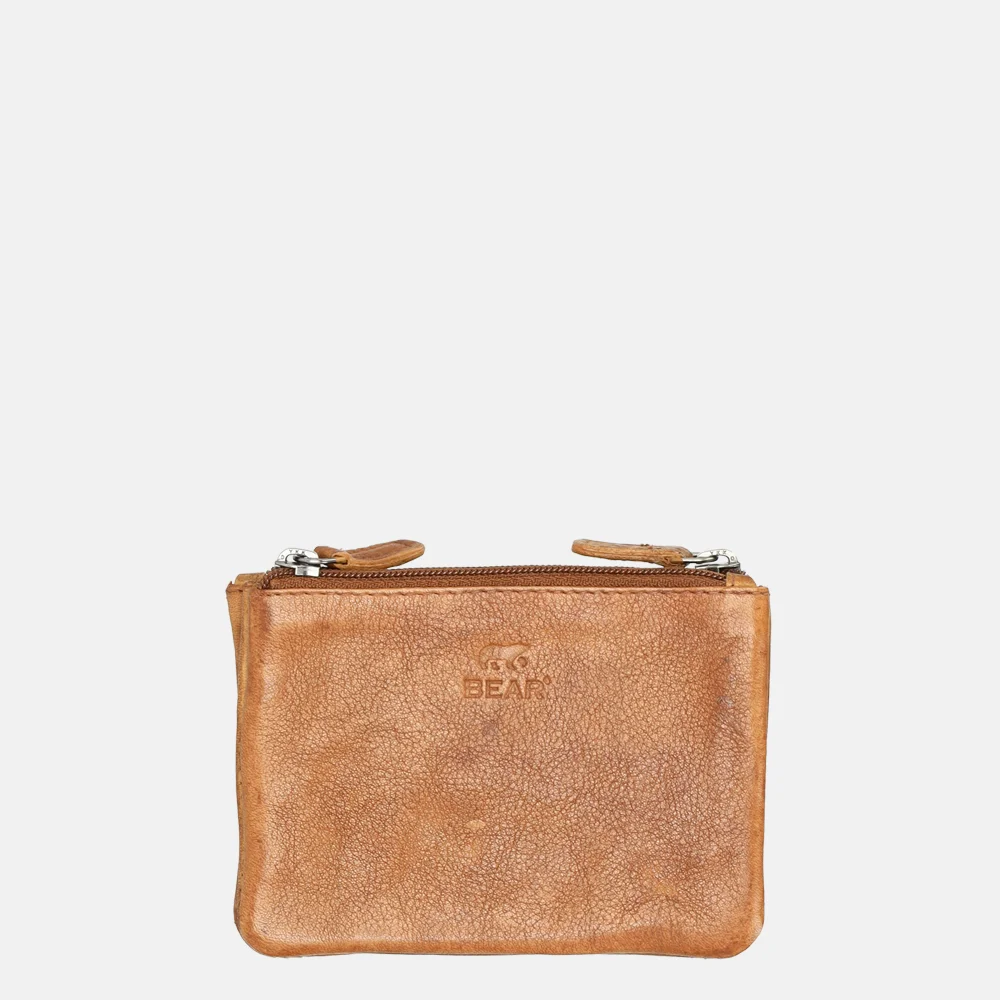 Bear Design 3-rits sleuteletui cognac bij Duifhuizen