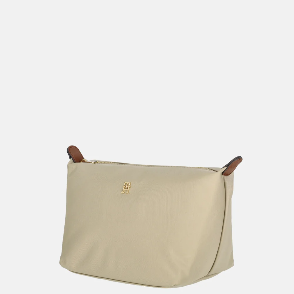 Tommy Hilfiger Icon nylon toilettas Sandalwood bij Duifhuizen