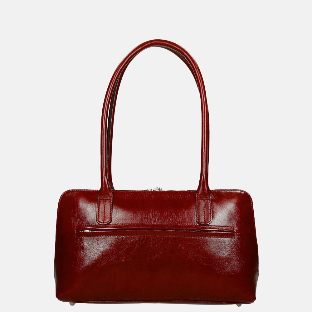 Claudio Ferrici Classico handtas M red bij Duifhuizen