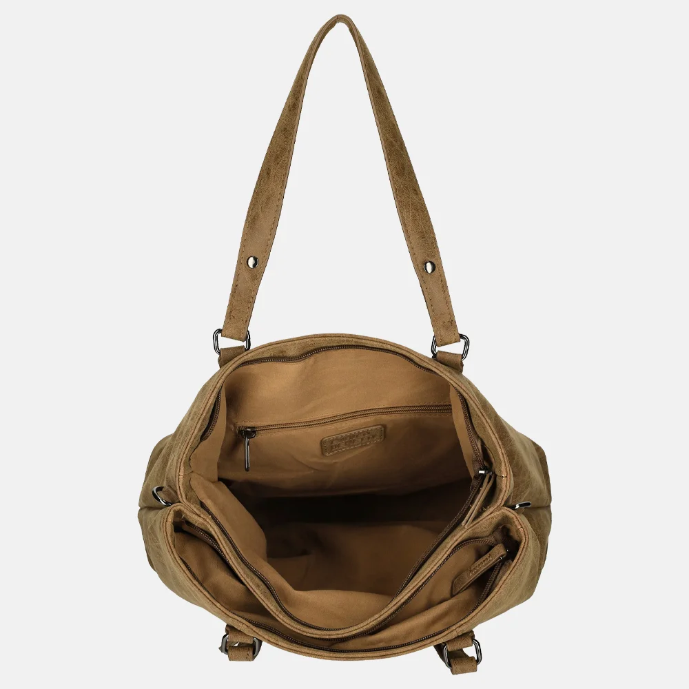 Enrico Benetti Kylie shopper camel bij Duifhuizen