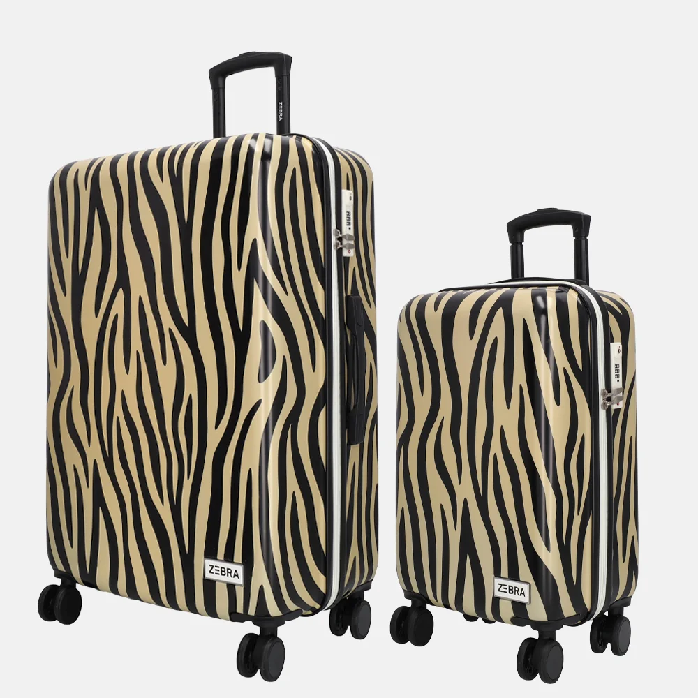 Zebra Trends kofferset 76 cm + 50cm zebra bij Duifhuizen