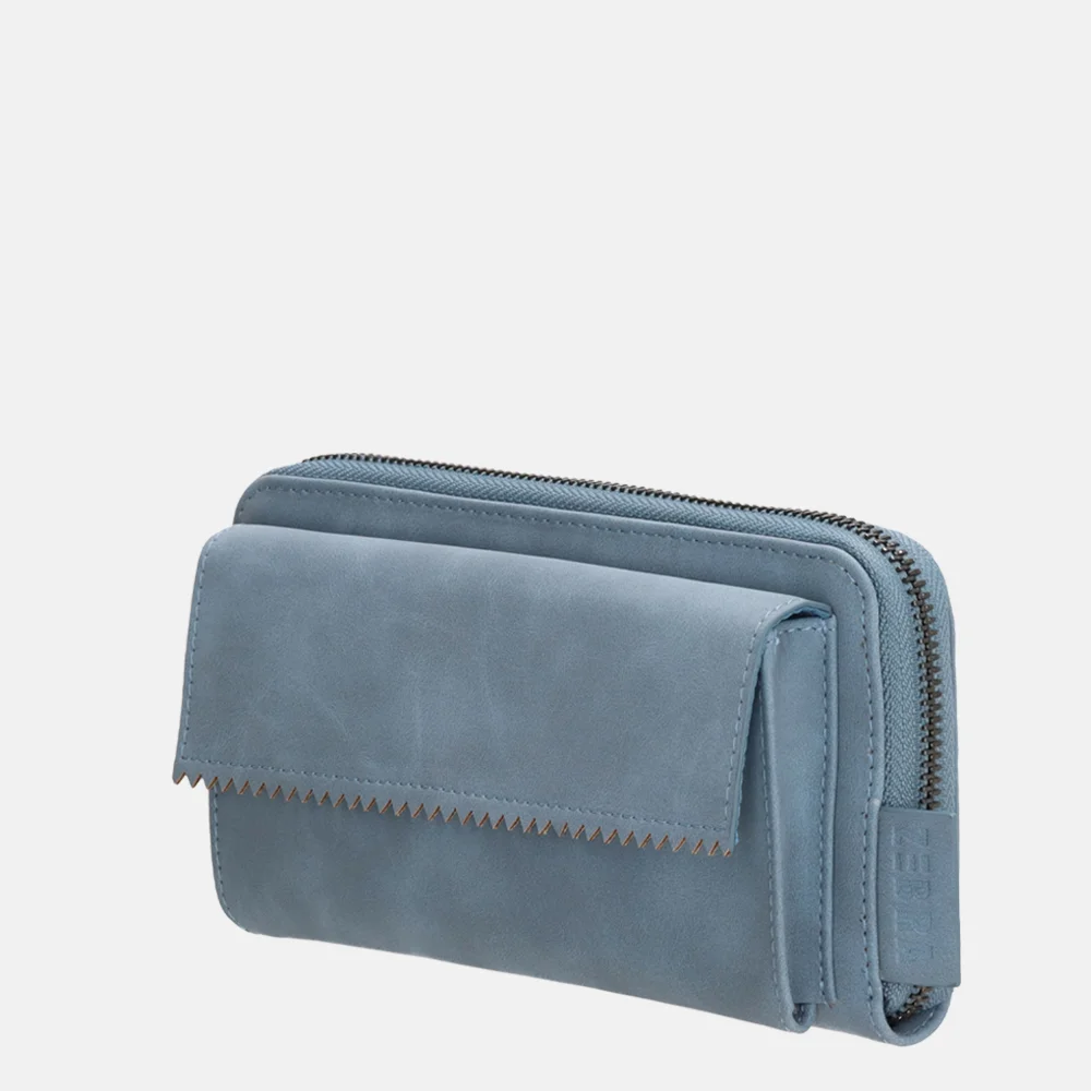 Zebra Trends portemonnee lichtblauw bij Duifhuizen