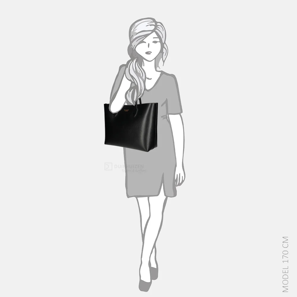 Kate Spade Bleecker shopper L black bij Duifhuizen